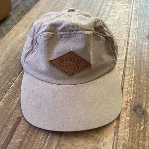 Brixton Tan Flat Bill Adjustable Hat / Cap